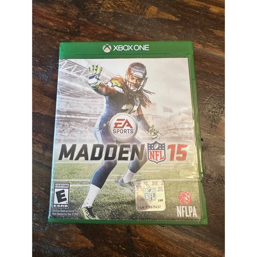 Madden NFL 15 Microsoft Xbox One EA Sports Football Game Richard Sherman Cover